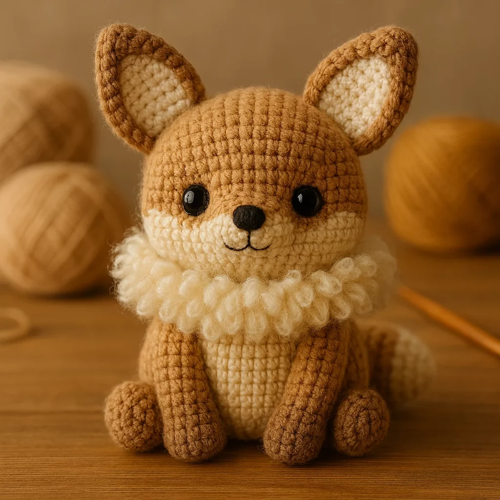 Eevee Amigurumi Crochet Pattern