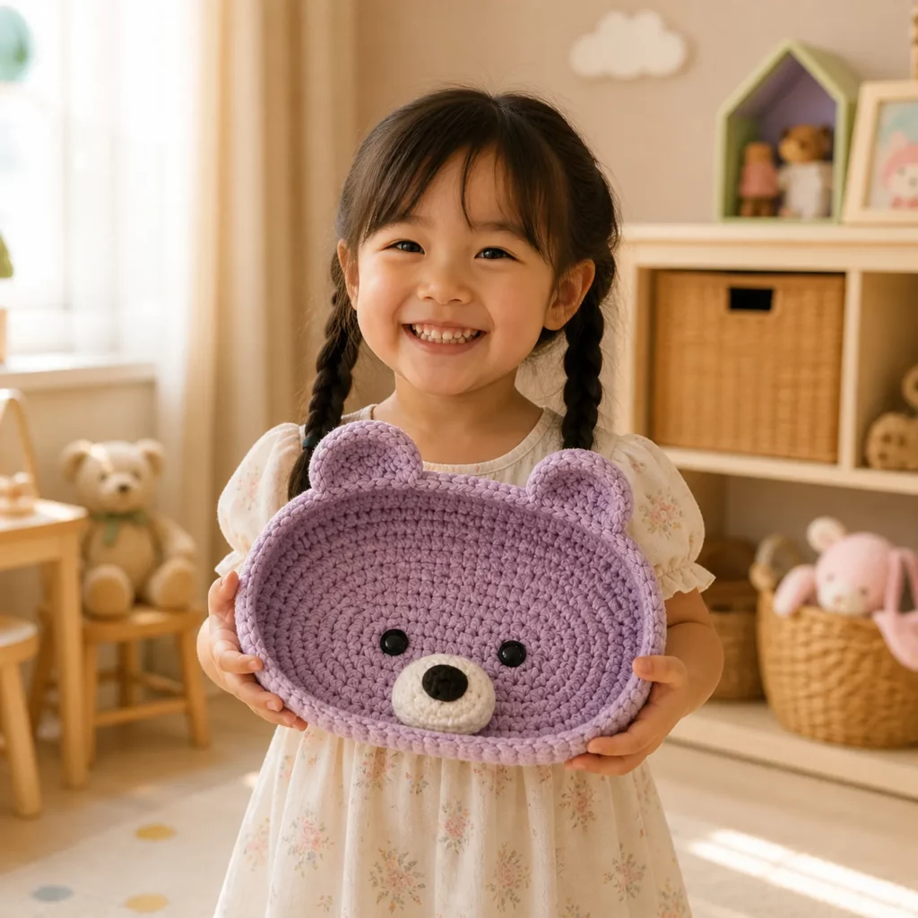 Bear Glasses Case Crochet Pattern