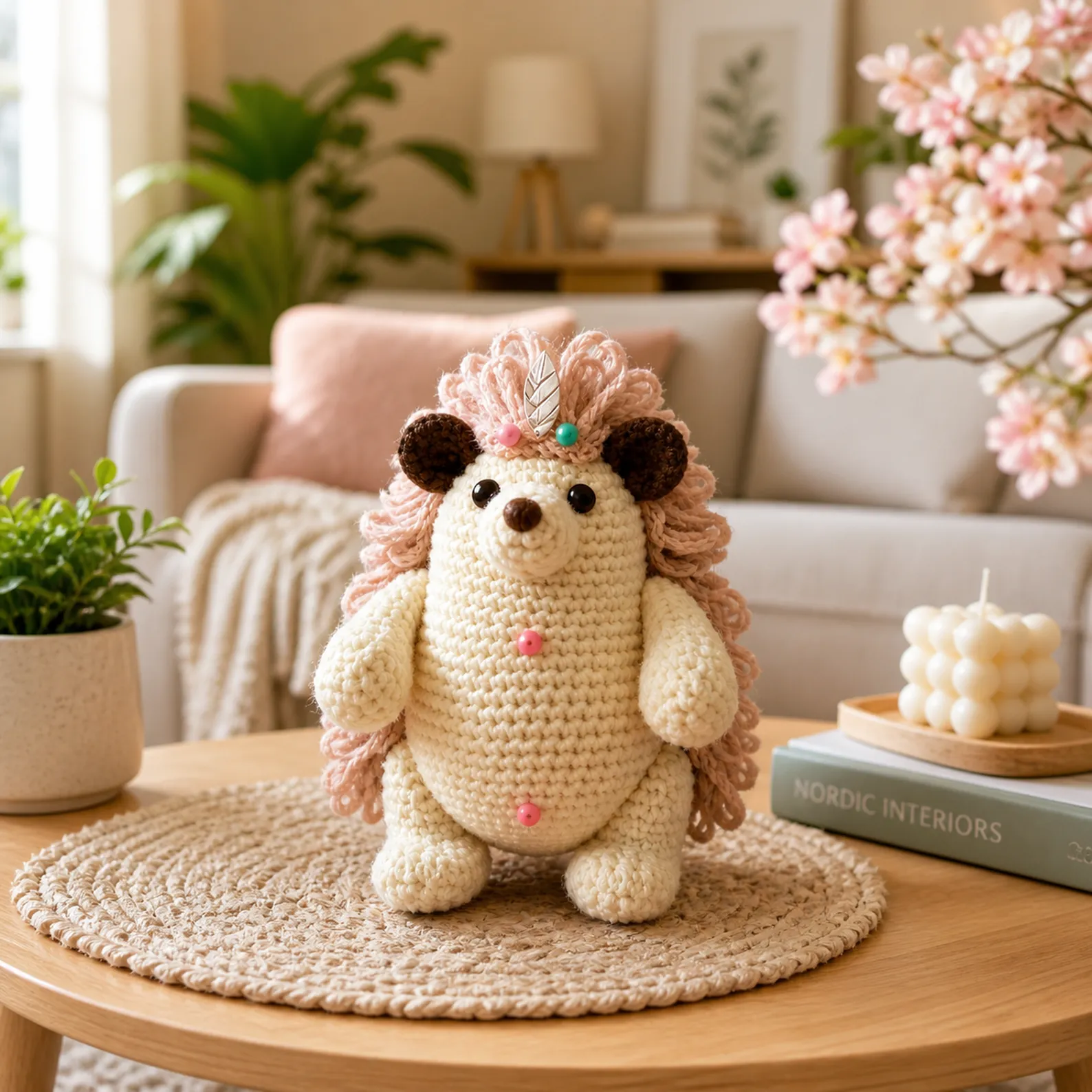 Fluffy Hedgehog Amigurumi Crochet Pattern_result