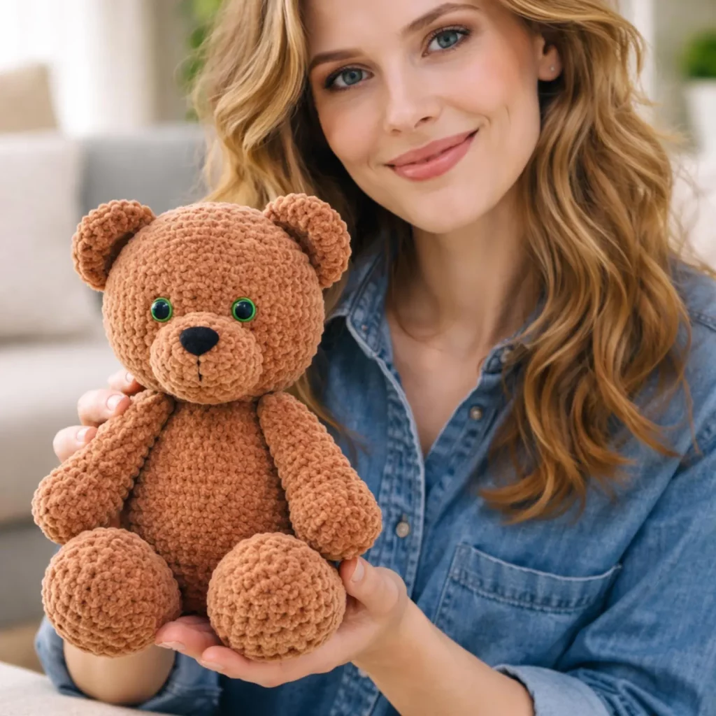 Crochet pattern amigurumi bear 3