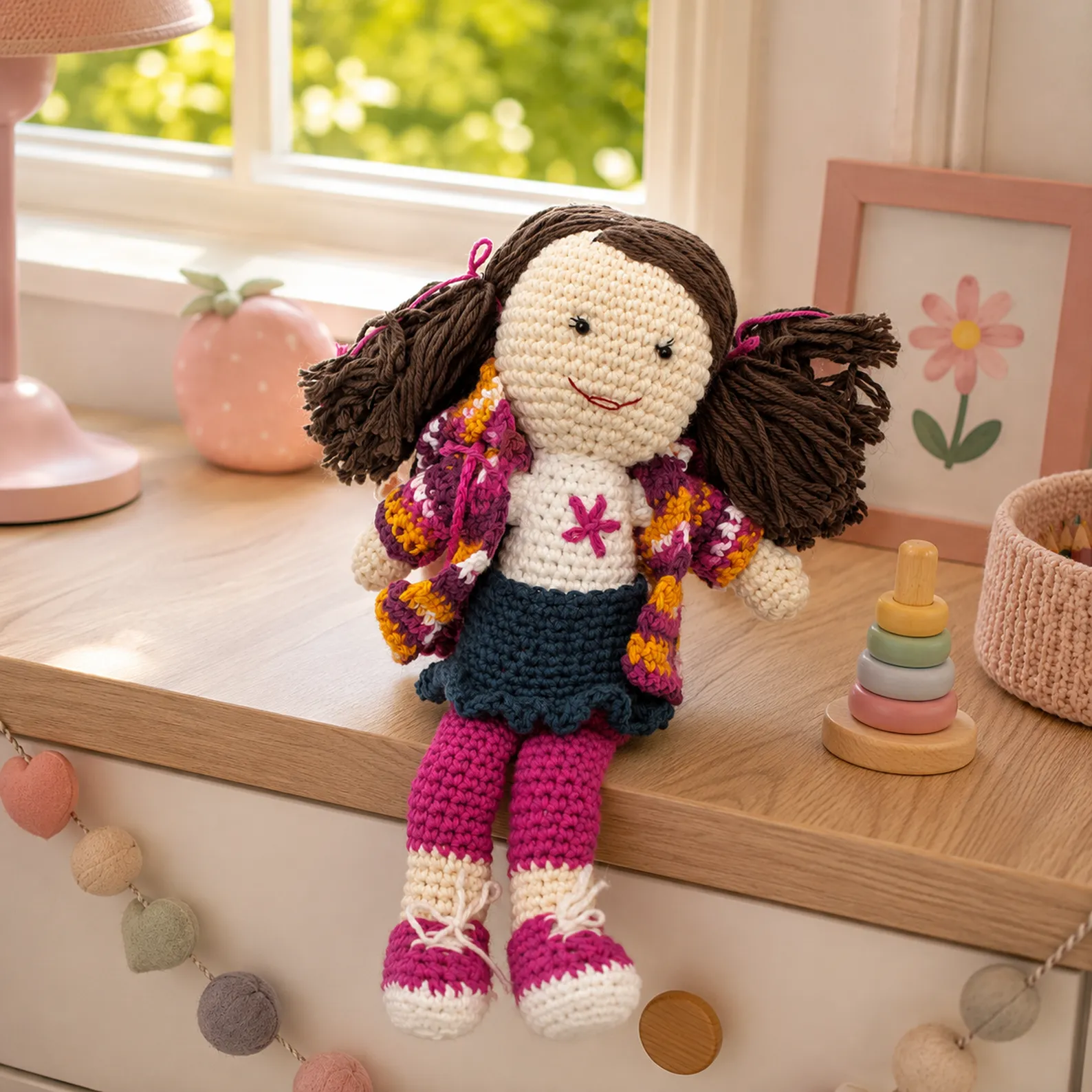 Crochet Doll Pattern- Create a Charming Handmade Doll with Stylish Outfit 2_result