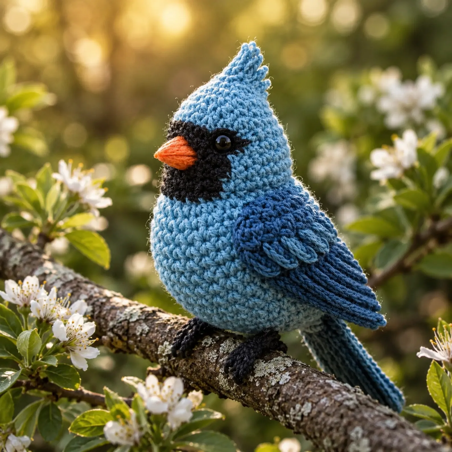 Cardinal Amigurumi Crochet Pattern (Free): A Bright Red Bird Plush With Crest, Mask Face, and Layered Wings