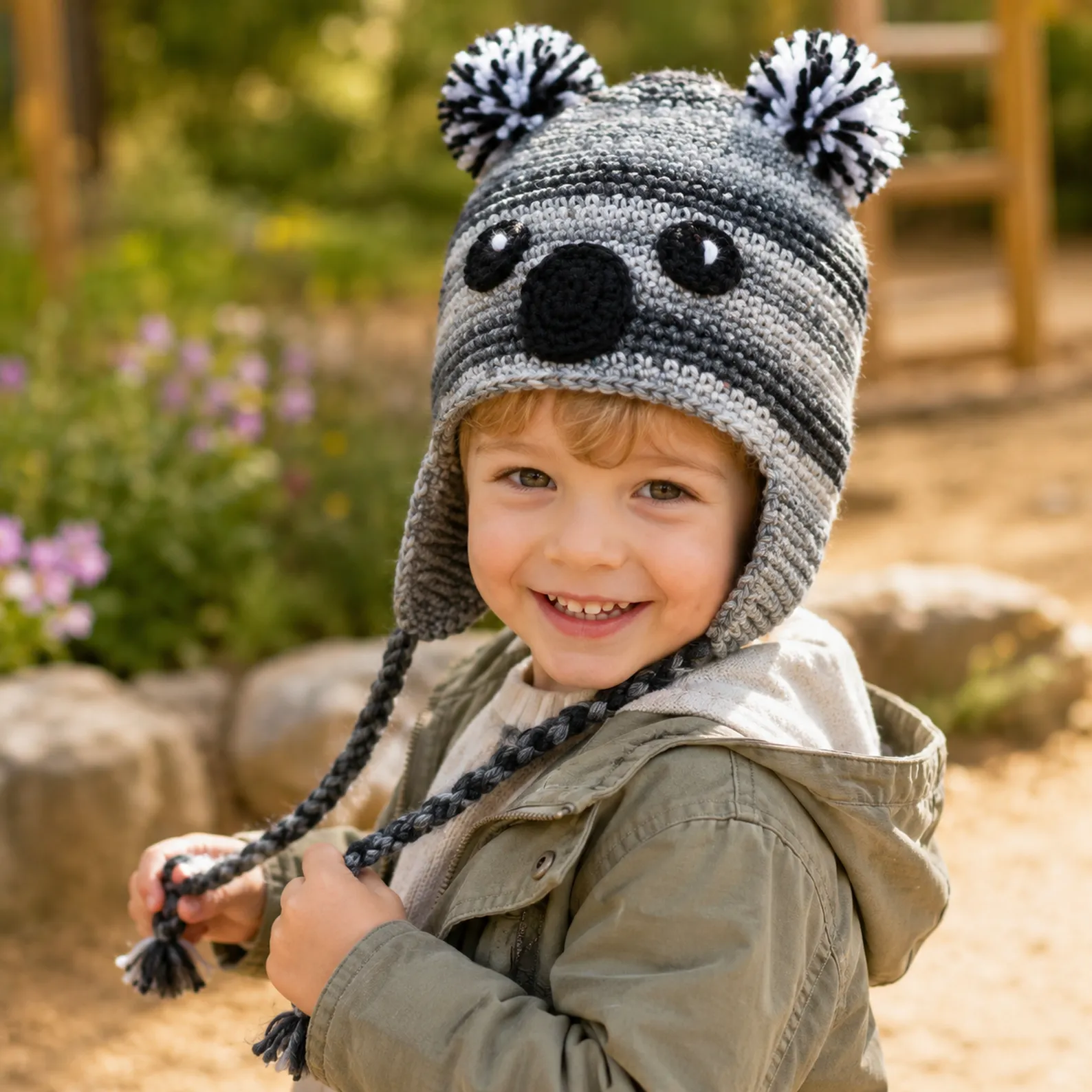 Adorable Koala Earflap Hat Crochet Pattern- A Fun and Cozy DIY Project for Kids 2_result