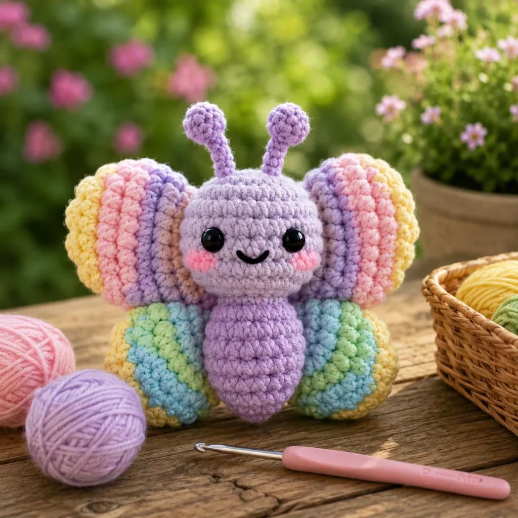 Butterfly Amigurumi Crochet Pattern 2