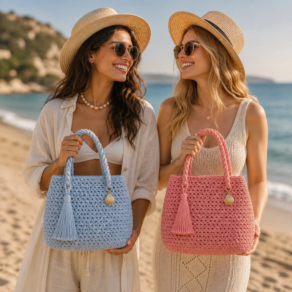 Summer Beach Tote Crochet Pattern 3