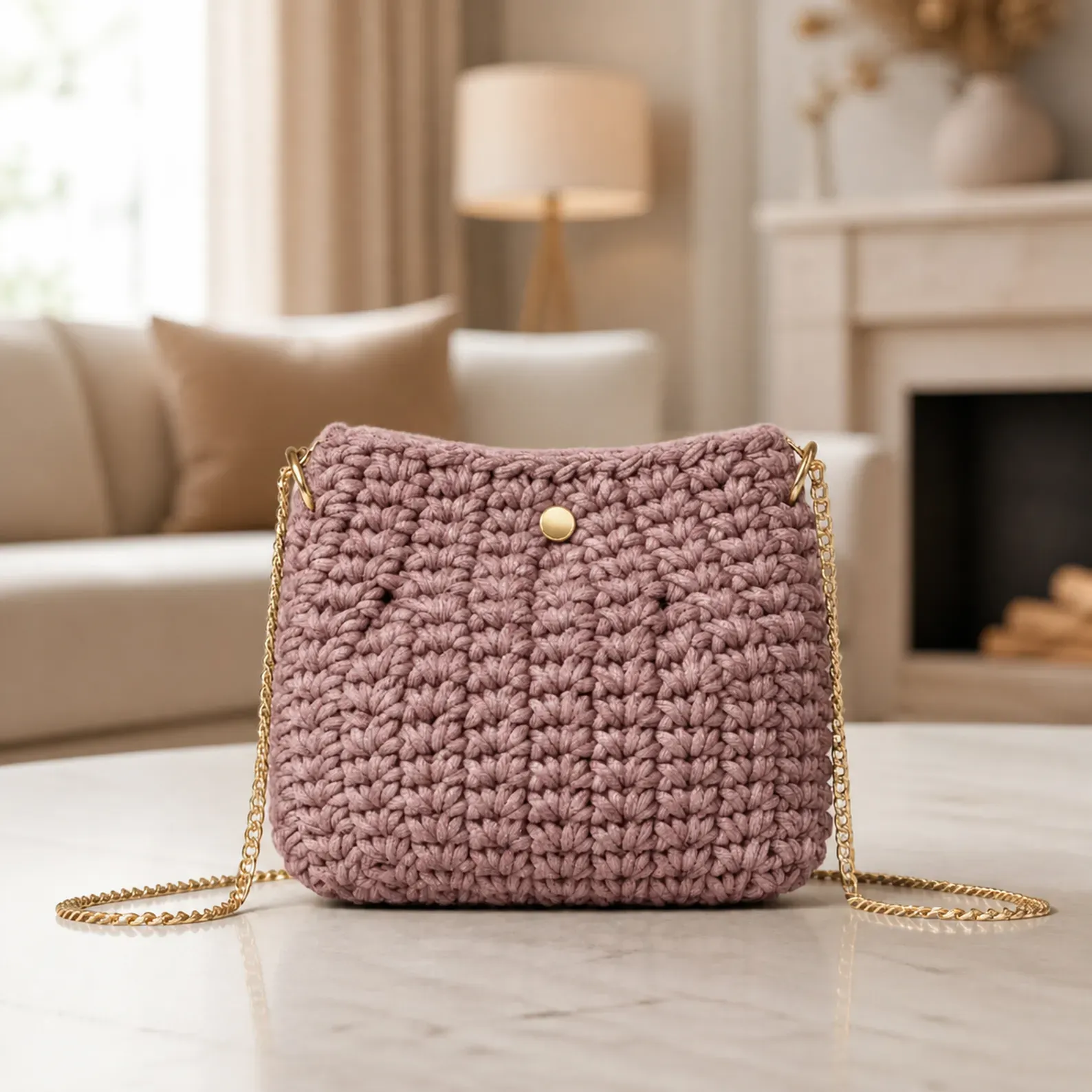 Luxe Petal Stitch Crossbody Clutch Crochet Pattern (Free Crochet Pattern + Easy Crochet Tutorial)
