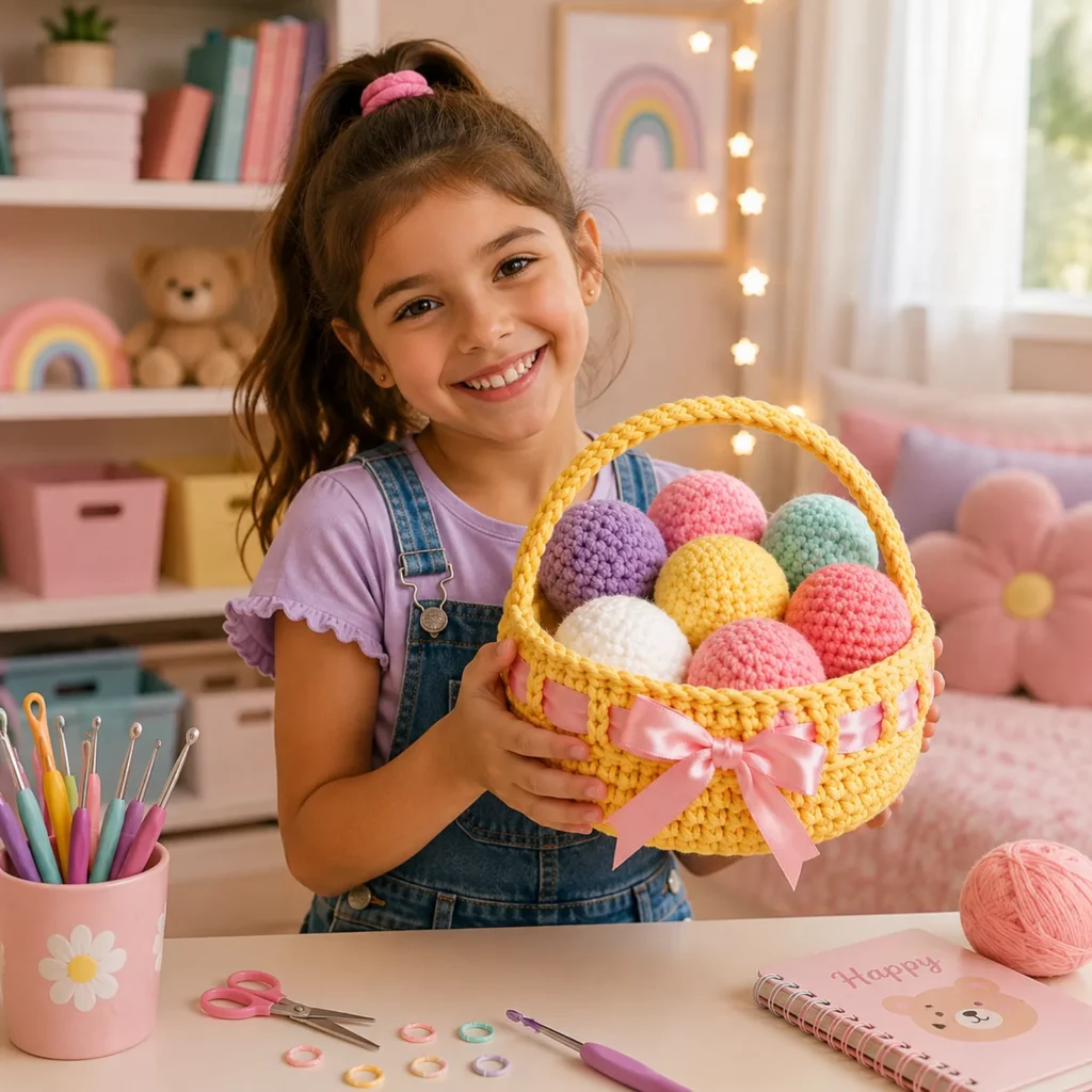 Crochet Easter Egg Basket Crochet Pattern 1_result