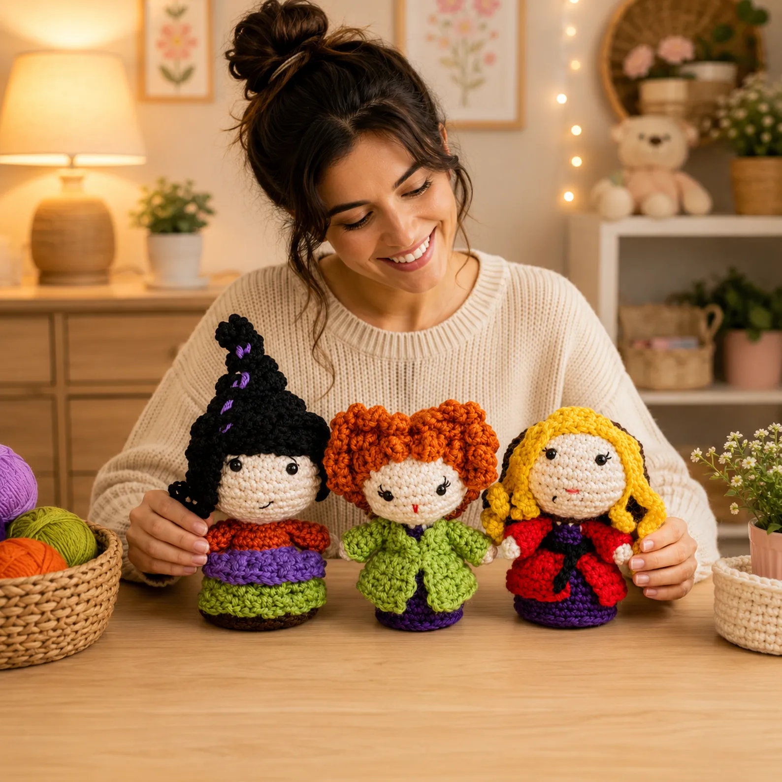 Three Little Witch Amigurumi Crochet Pattern Set 1_result