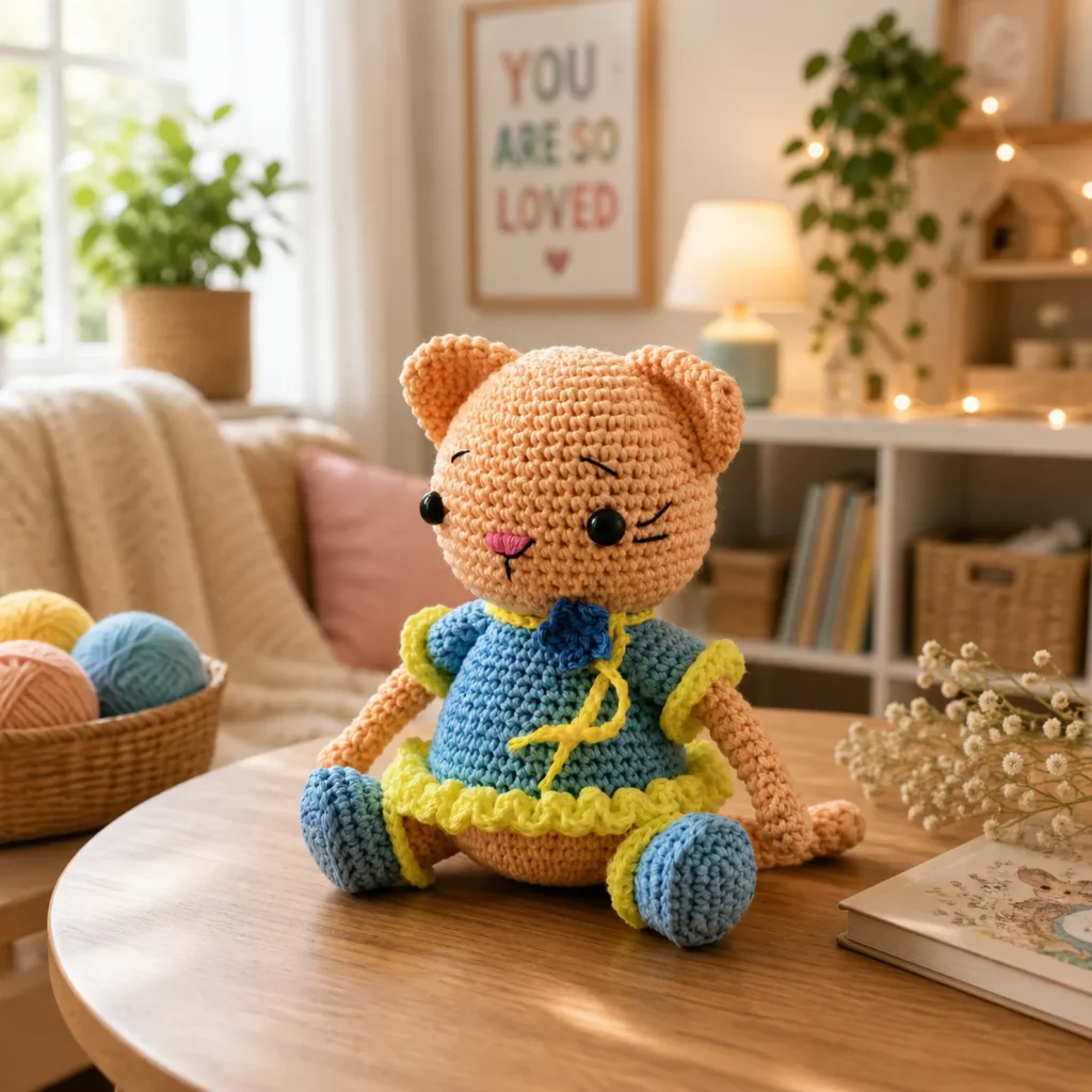 Teddy Bear Doll Crochet Pattern 2