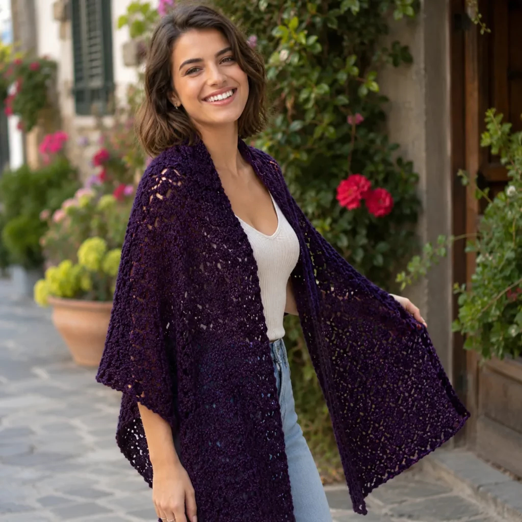 Elegant Lace Crochet Shawl Pattern- A Timeless Wrap for Every Season_result