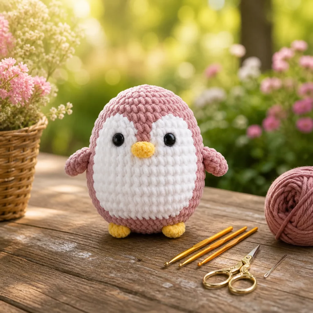 Chubby Penguin Amigurumi Crochet Pattern 1