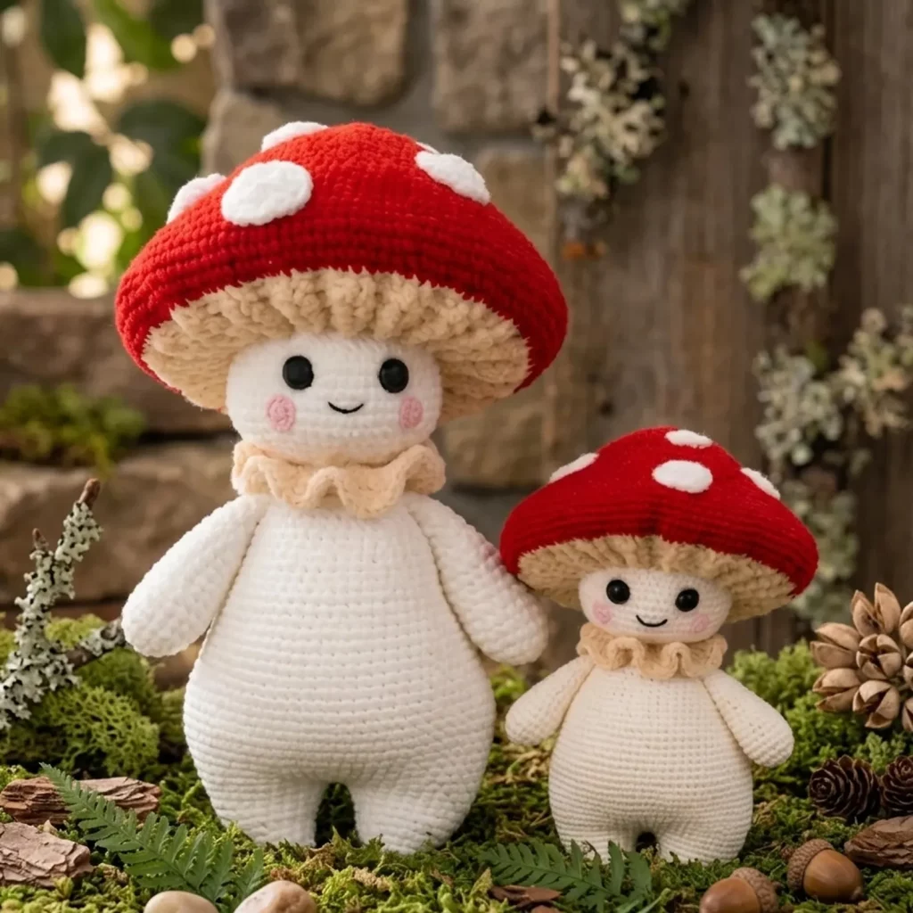 Mushroom Guy Crochet Pattern 3