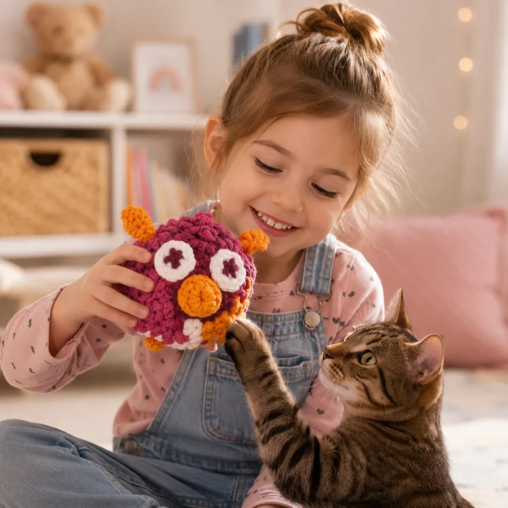 Colorful Crochet Cat Toys Pattern- Easy Handmade Toys Your Cat Will Love_result