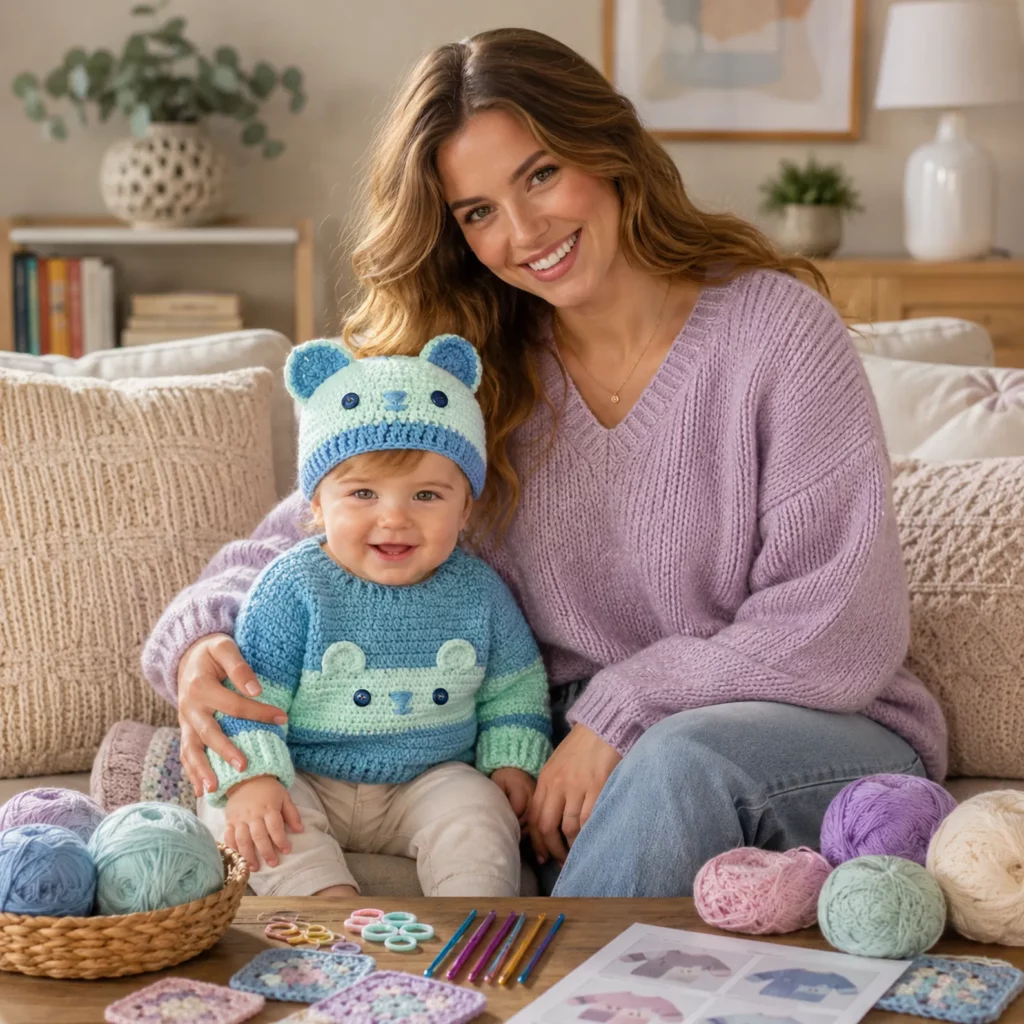 Adorable Crochet Bear Sweater for Kids – Easy Crochet Pattern for a Cute Handmade Children's Pullover 1_result