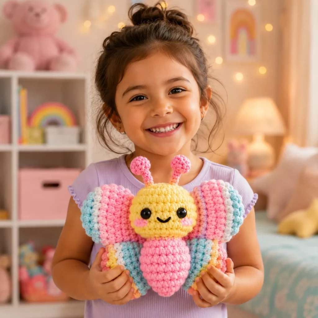 Butterfly Amigurumi Crochet Pattern 1
