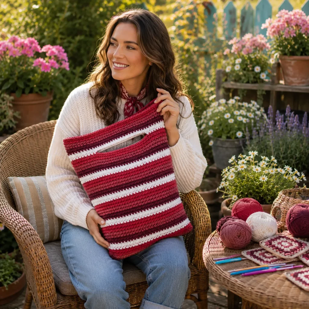 Festive Crochet Gift Sack Pattern – A Reusable Holiday Storage Bag for Christmas Gifts_result