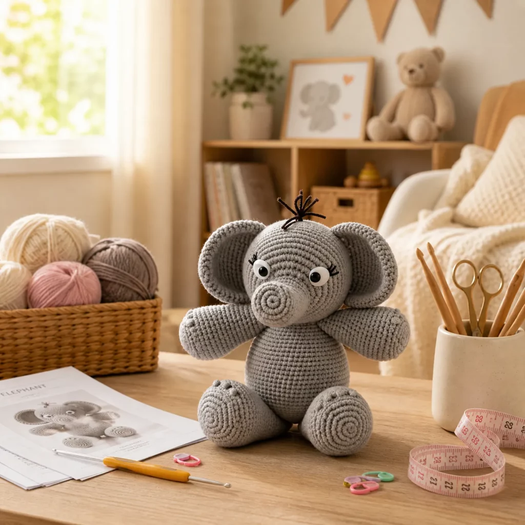 Baby Elephant Amigurumi Crochet Pattern 3_result