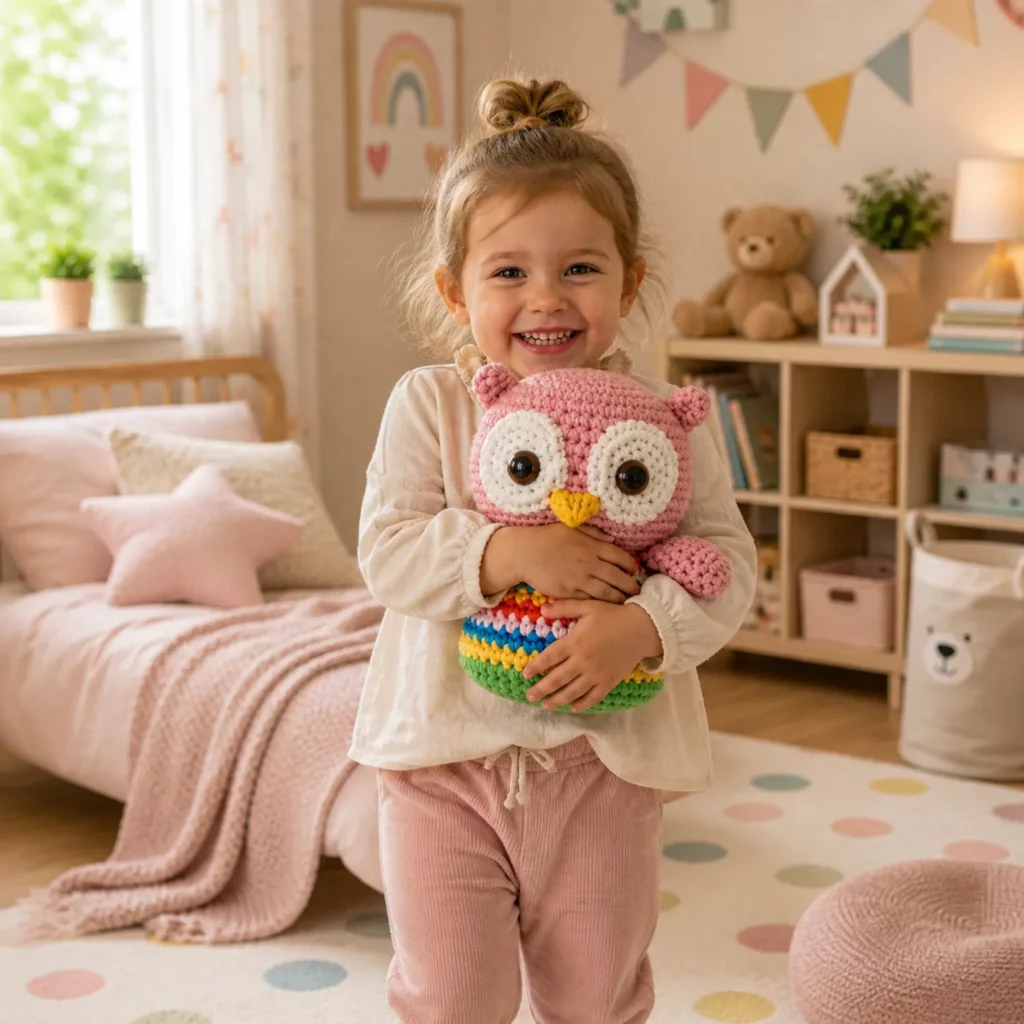 Rainbow Owl Amigurumi Crochet Pattern 2_result