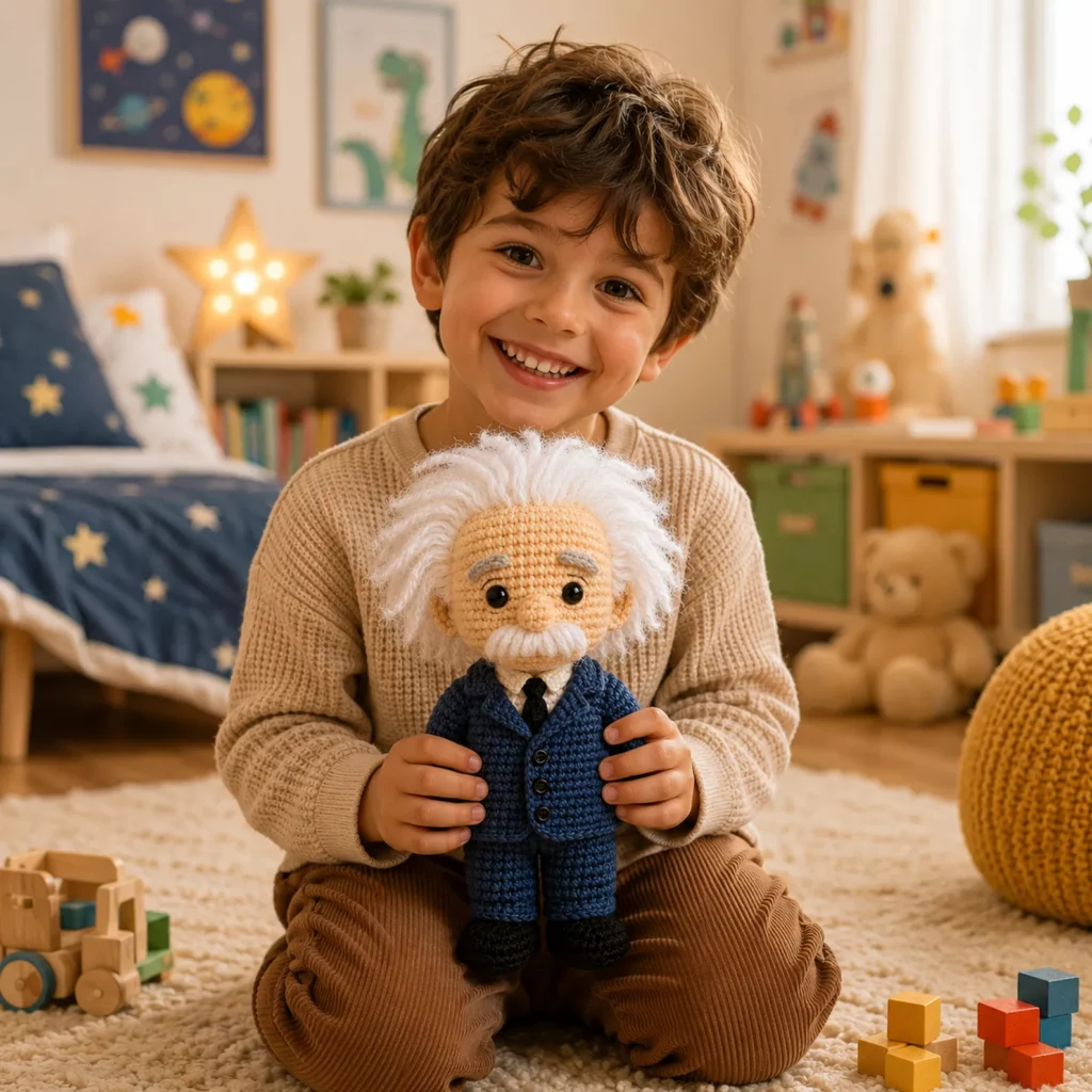 Crochet Pattern for an Einstein Doll- Cute Scientist Amigurumi 4_result