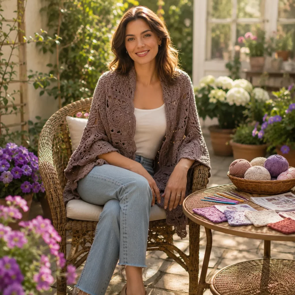 Elegant Crochet Lace Cardigan Pattern- Create a Timeless Handmade Layer 1_result