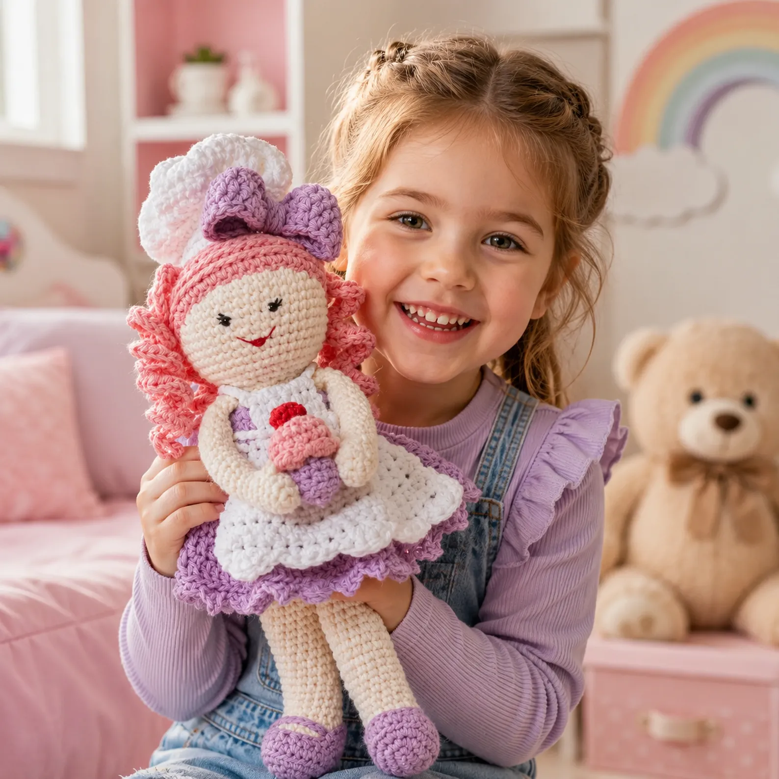 Sweet Cupcake Doll Crochet Pattern- Create an Adorable Handmade Amigurumi Friend 1_result