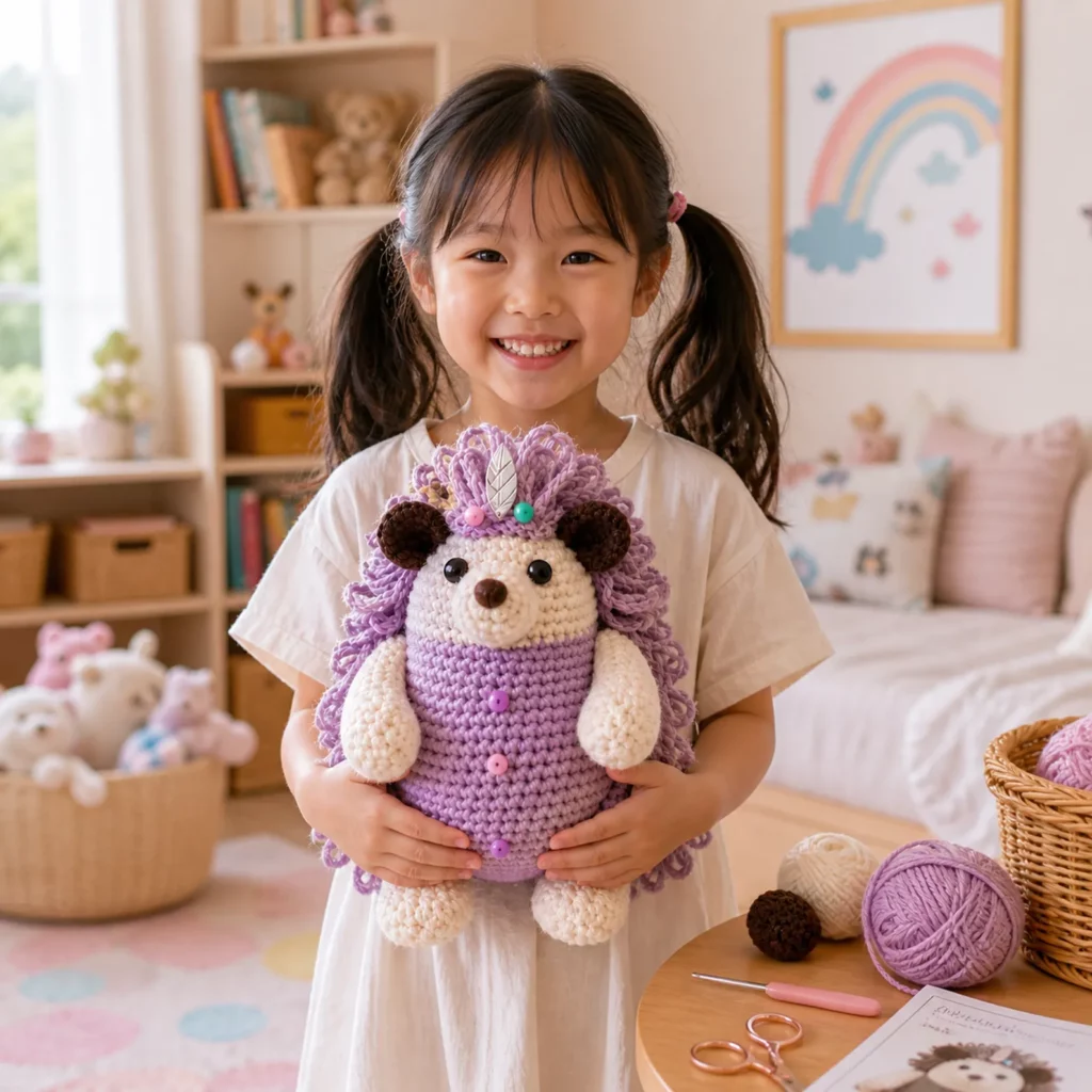 Fluffy Hedgehog Amigurumi Crochet Pattern 2_result