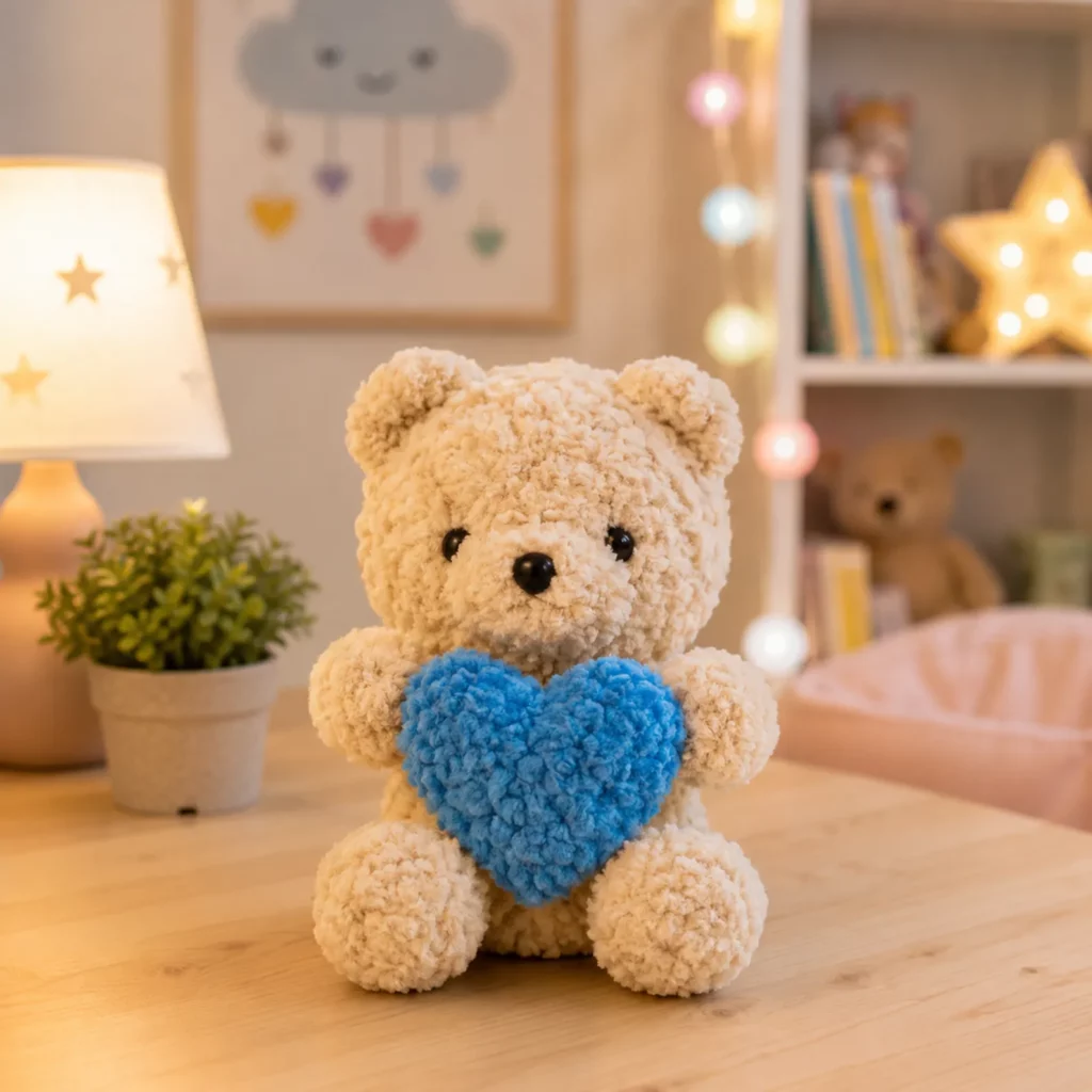 Bear Holding Heart Crochet Pattern_result