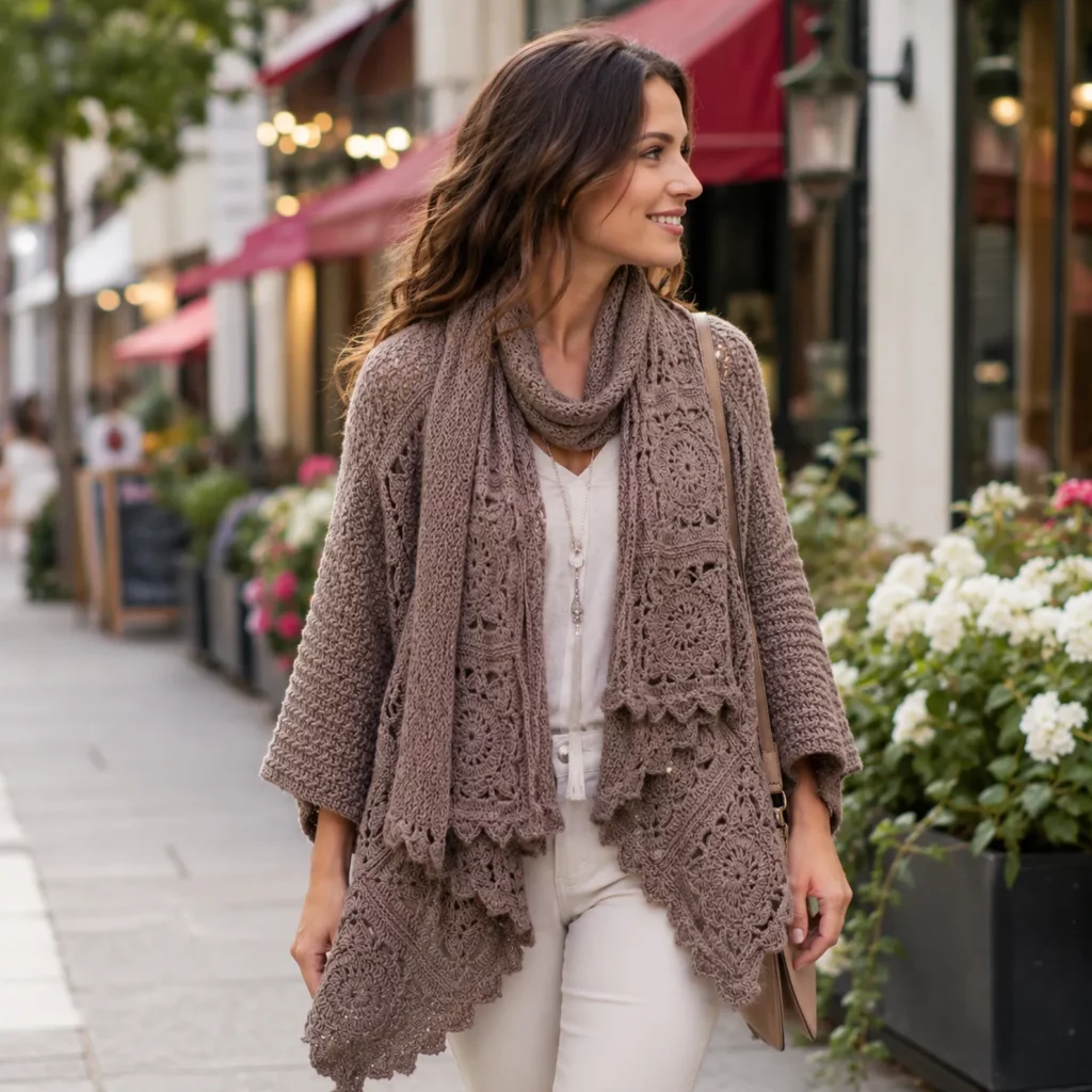 Elegant Crochet Lace Cardigan Pattern- Create a Timeless Handmade Layer 2_result