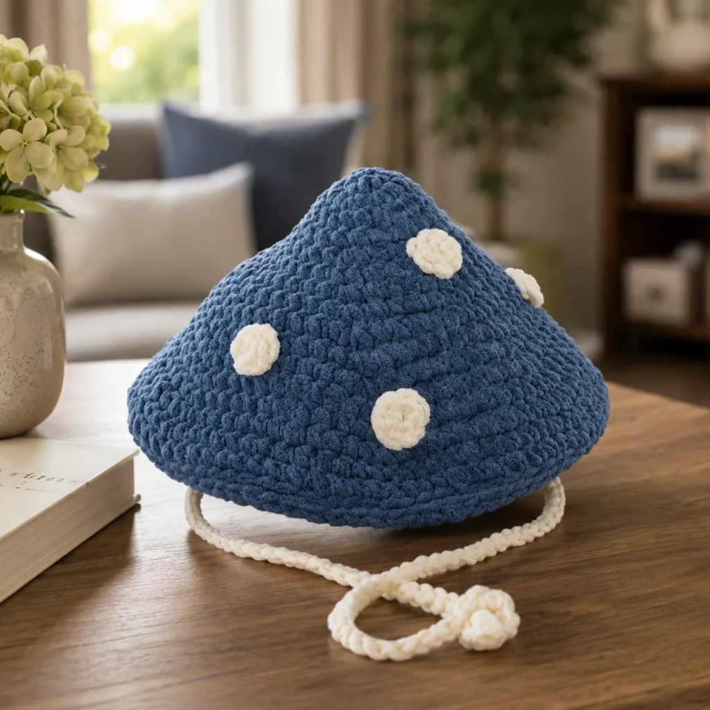 Cute Mushroom Crochet Hat Pattern- A Cozy and Adorable Handmade Accessory 1_result