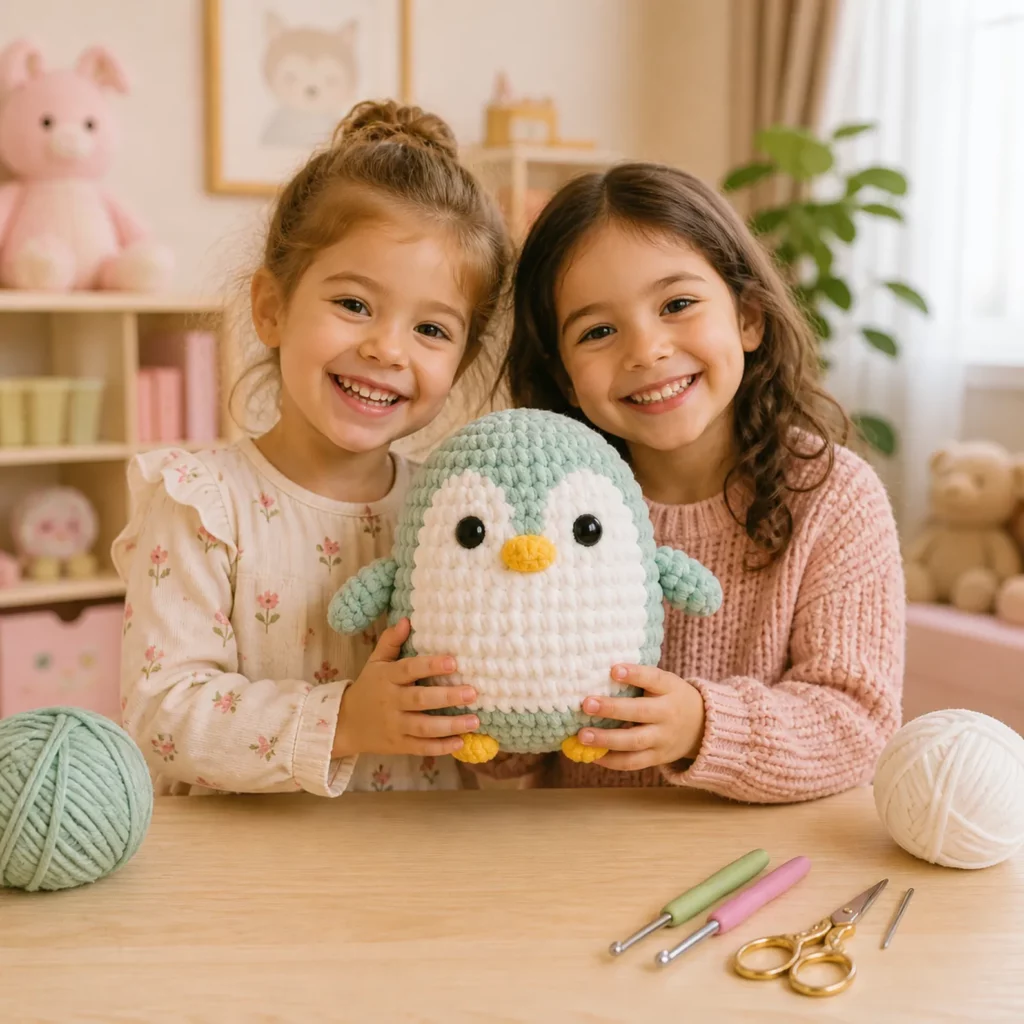 Chubby Penguin Amigurumi Crochet Pattern