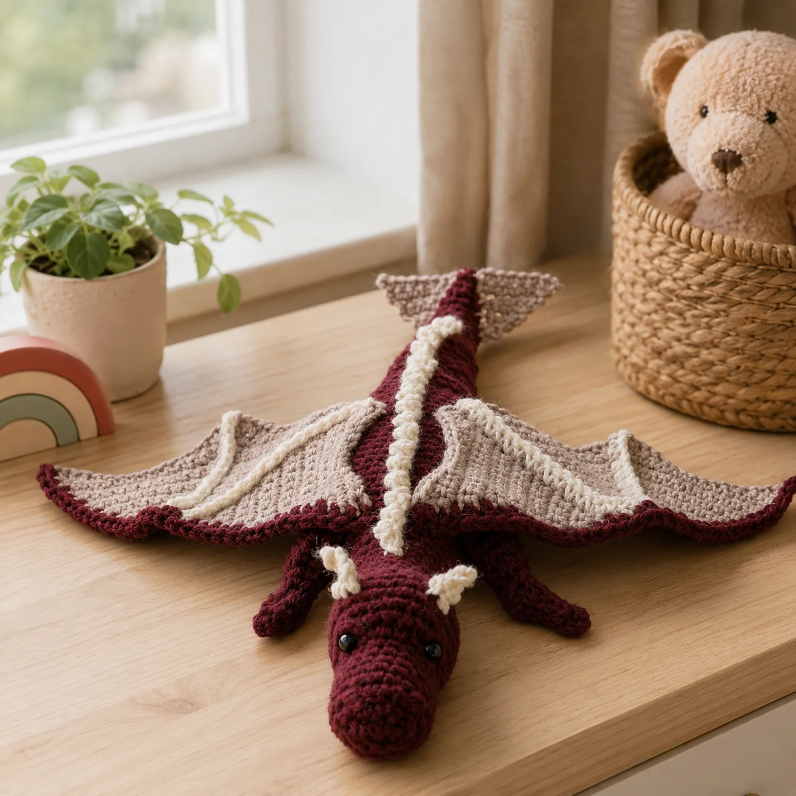 Dragon Amigurumi Crochet Pattern (Free)- A Magical Flying Dragon Toy for Fantasy Lovers 2_result