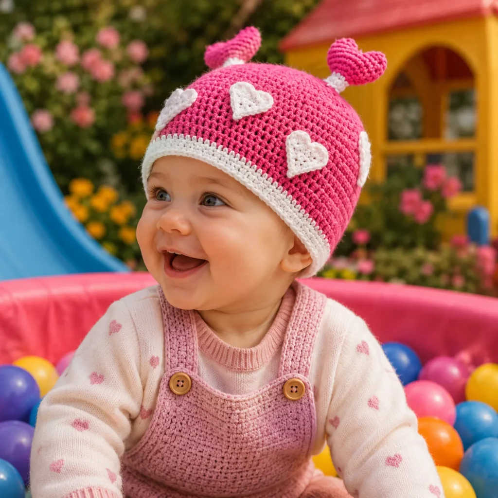 Adorable Heart Baby Crochet Hat Pattern – A Sweet and Easy Crochet Pattern for Little Ones 2_result