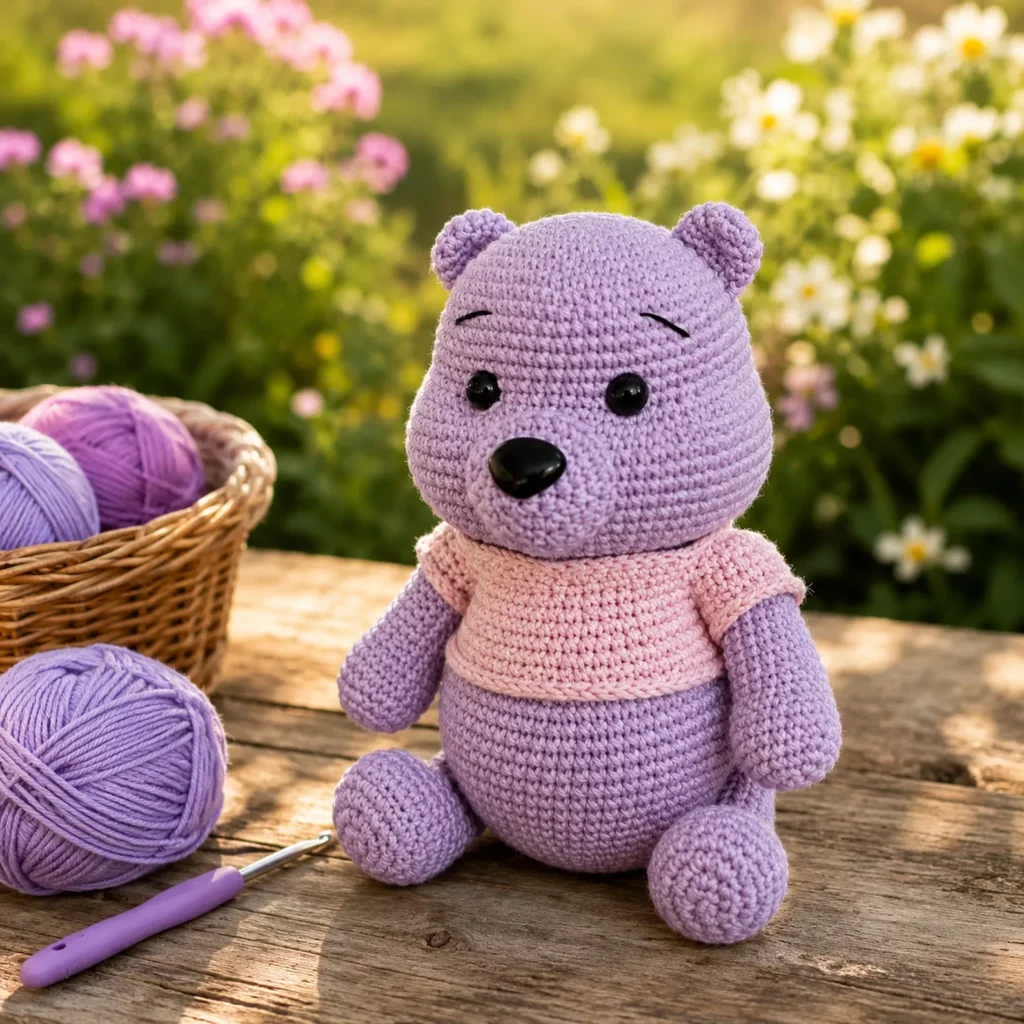 Honey Bear Amigurumi Crochet Pattern 1