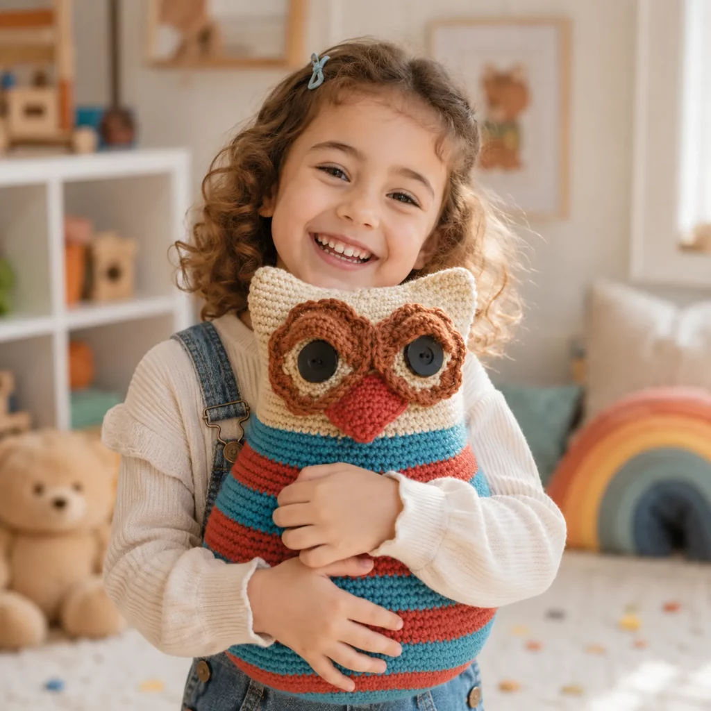 Adorable Crochet Owl Plush Pattern – A Cute DIY Crochet Project for Nursery Decor and Handmade Gifts_result