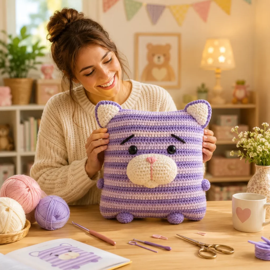 Cat Pillow Crochet Pattern 2_result