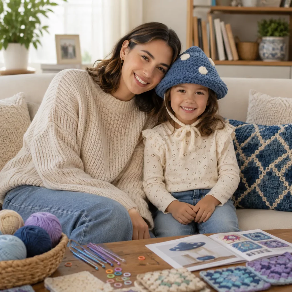 Cute Mushroom Crochet Hat Pattern- A Cozy and Adorable Handmade Accessory_result