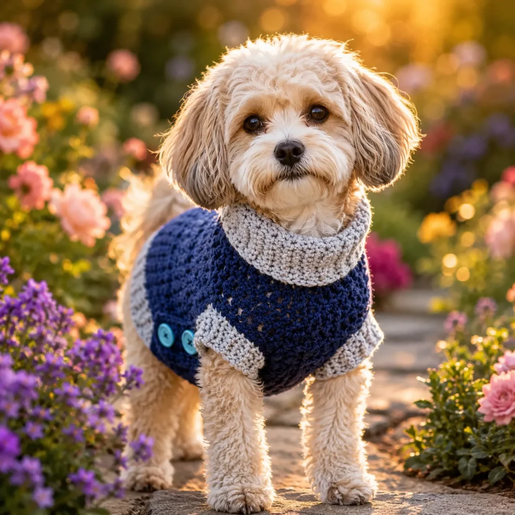 Cozy Crochet Dog Sweater Pattern- A Warm and Stylish Outfit for Your Furry Friend 2_result
