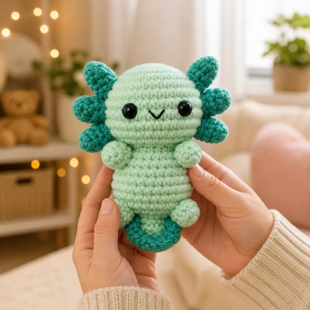 Cute Axolotl Amigurumi Crochet Pattern 3_result