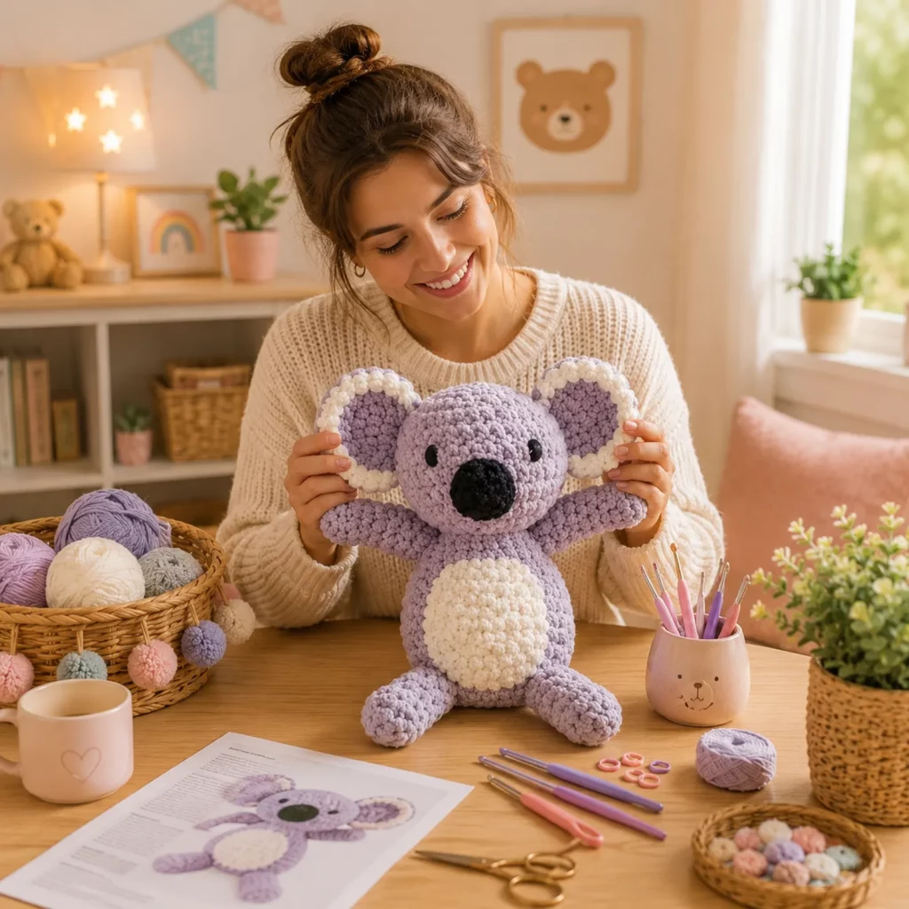 Floppy Koala Lovey Crochet Pattern 2_result