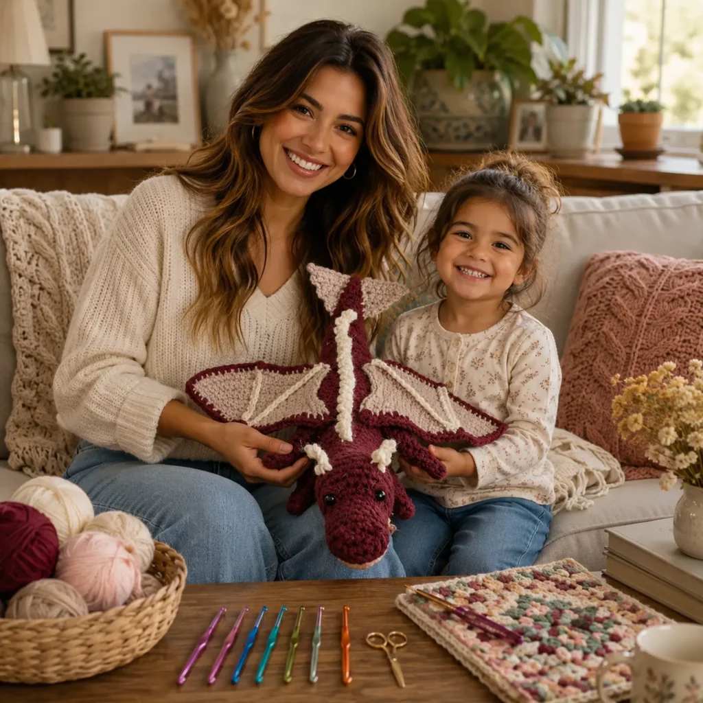 Dragon Amigurumi Crochet Pattern (Free)- A Magical Flying Dragon Toy for Fantasy Lovers 1_result