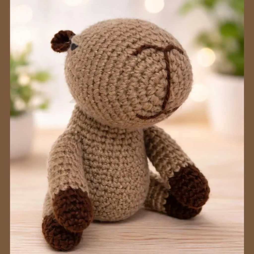Capybara Crochet Pattern 2