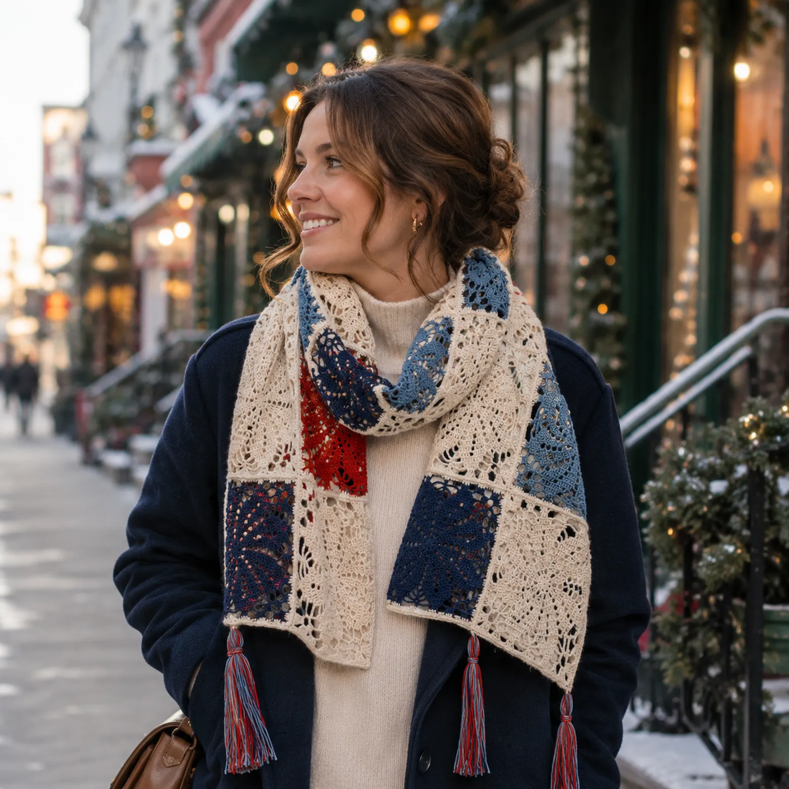 Vintage Lace Patchwork Crochet Vest Pattern (Free)- A Beautiful Floral Motif Layering Piece 2_result