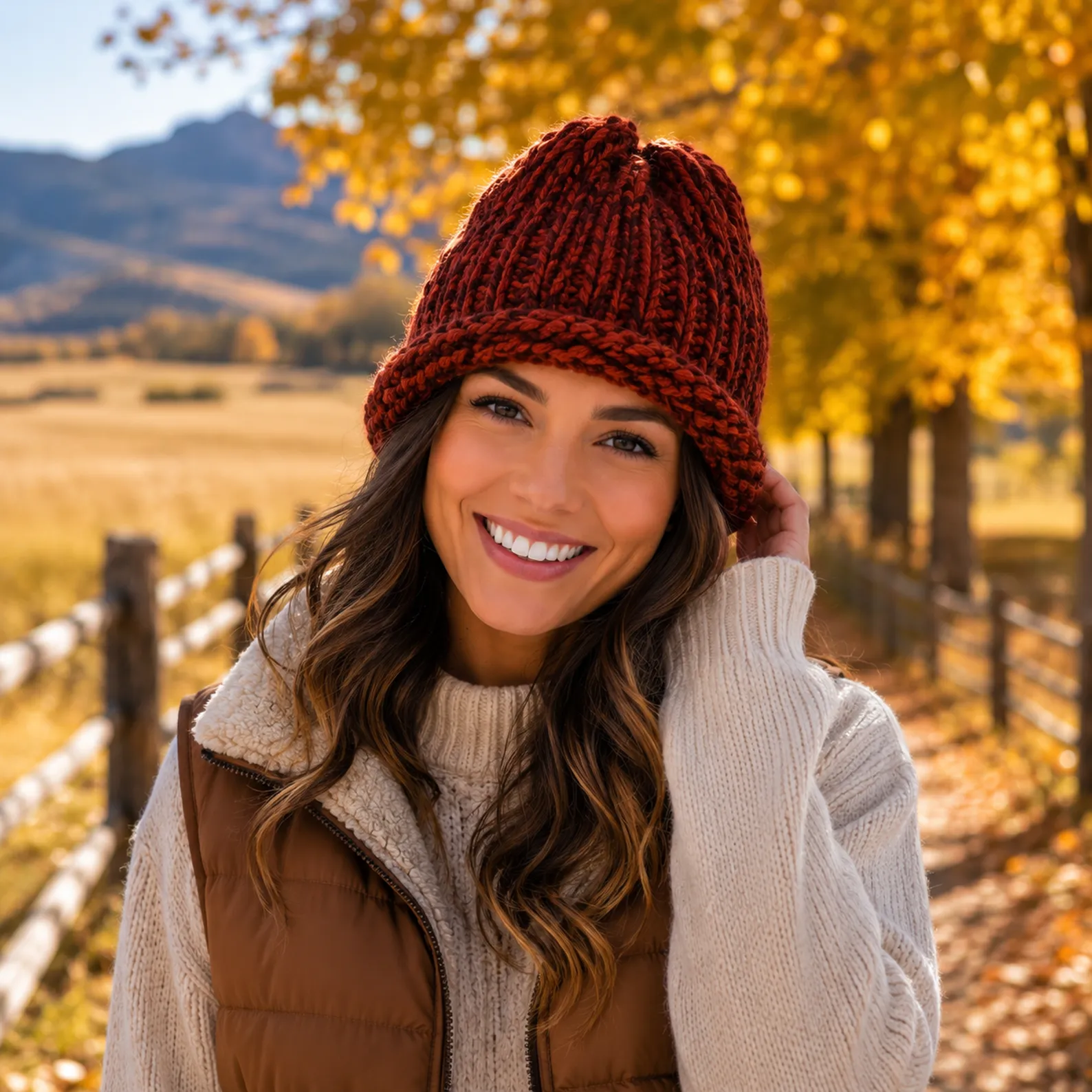 Easy Marble Beanie Crochet Pattern (Free)- A Stylish Chunky Hat with Cozy Rolled Brim3_result