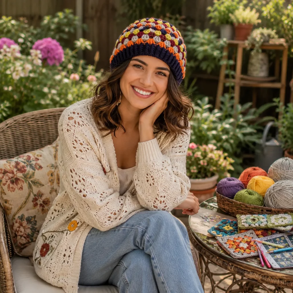 Colorful Bobble Crochet Beanie Pattern- A Cozy and Stylish Hat for Every Season 1_result
