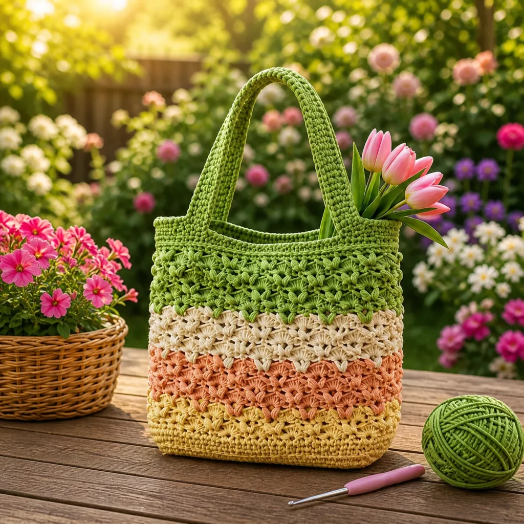 Textured Crochet Tote Bag Crochet Pattern 4_result
