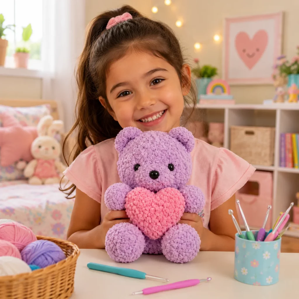 Bear Holding Heart Crochet Pattern 2_result