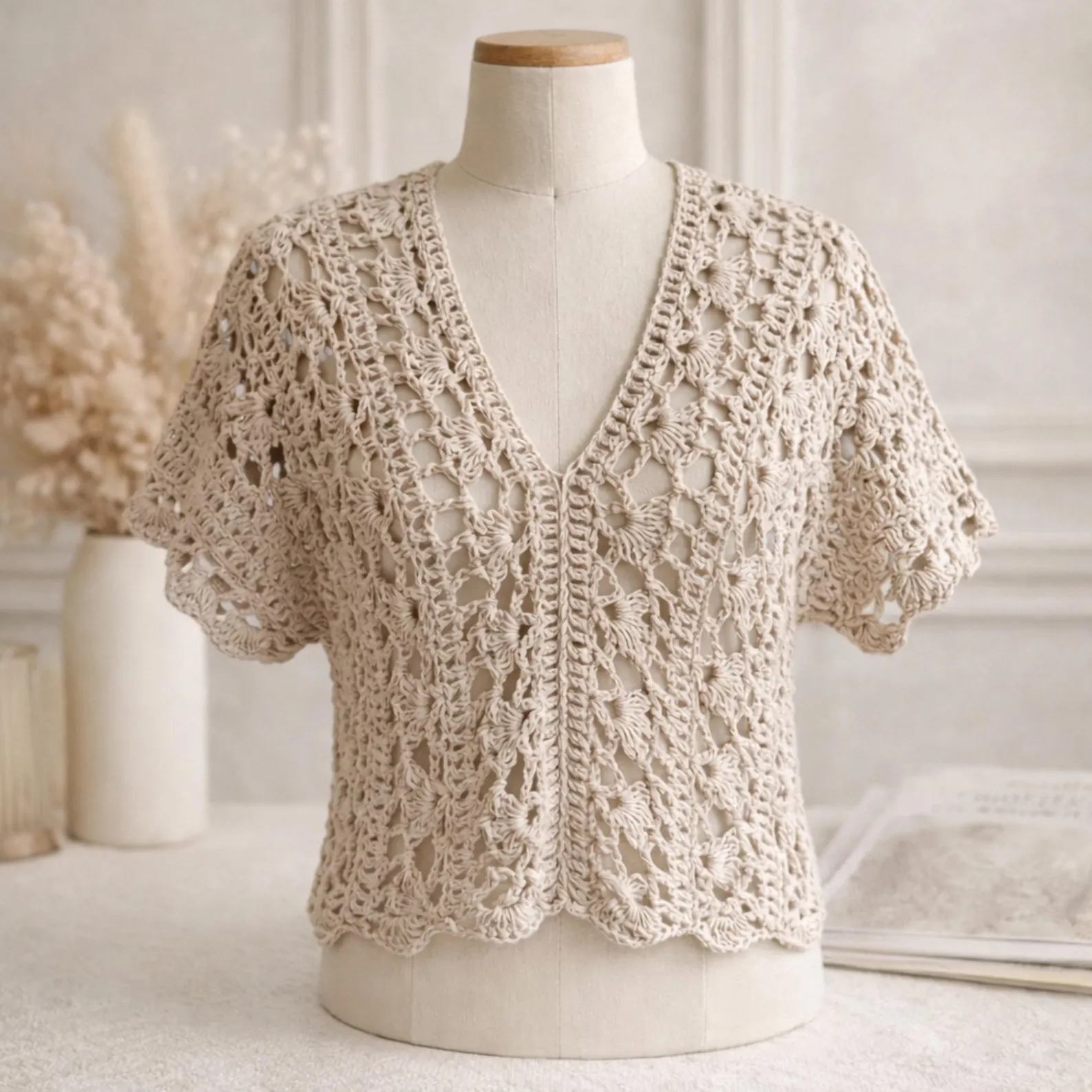 Coastal Lace Crochet Top Pattern