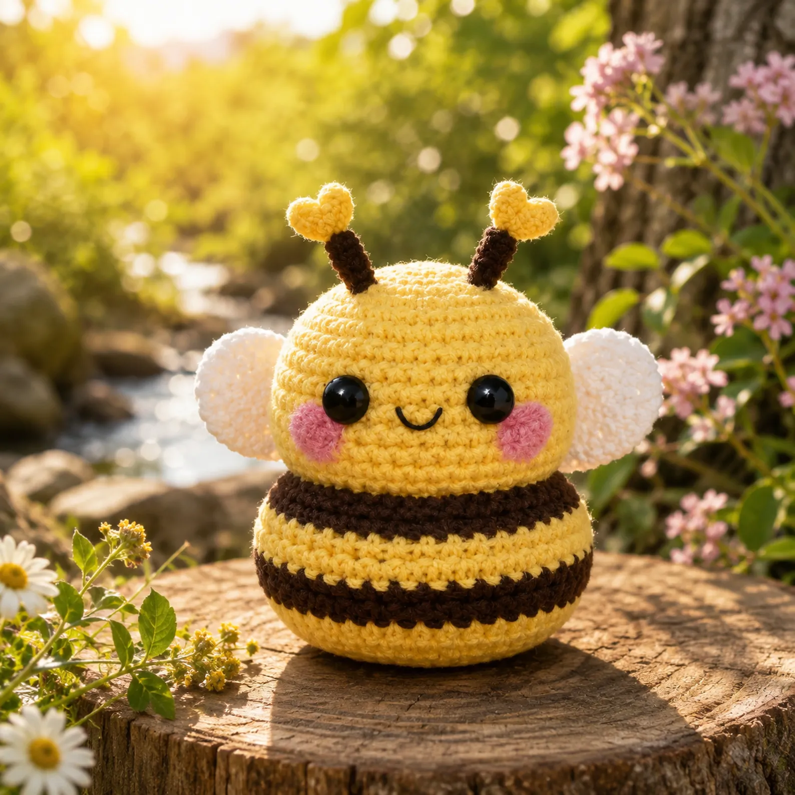 Crochet Pattern for a Cute Chubby Bumblebee Plush (Free)- Easy Amigurumi Crochet Tutorial for Beginners 1_result