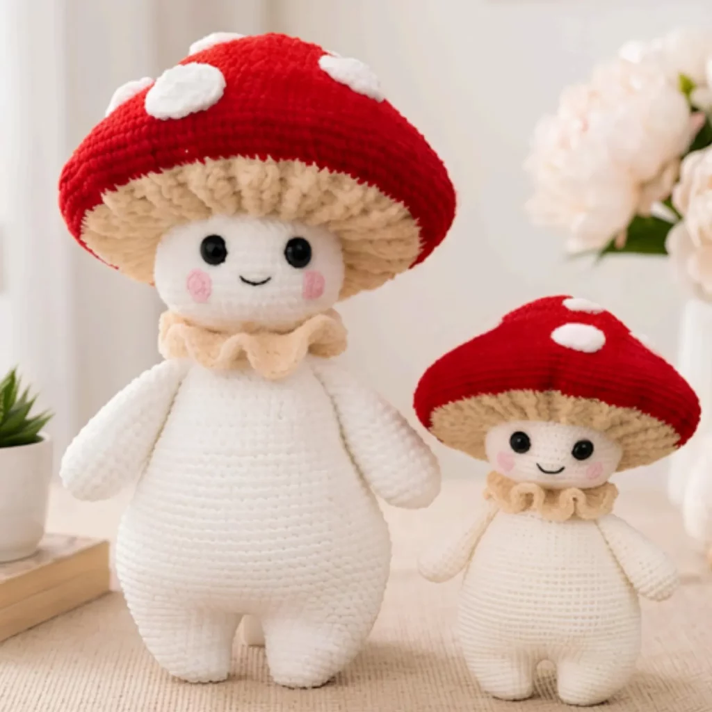 Mushroom Guy Crochet Pattern