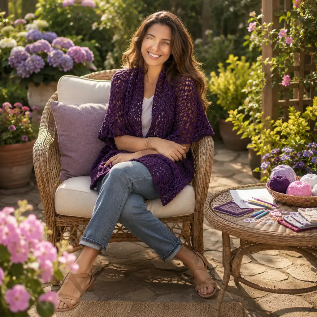 Elegant Lace Crochet Shawl Pattern- A Timeless Wrap for Every Season 1_result